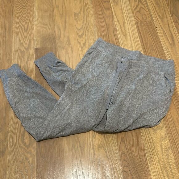 Gap gray brushed tech Jersey sweatpants maternity S - Picture 1 of 3